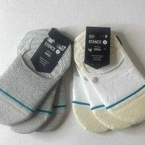 Stance Sensible Two Casual No Show Socks (6 Pairs). Size Medium